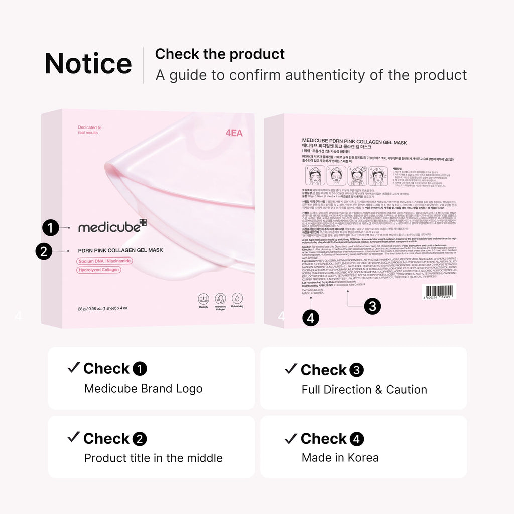 PDRN Pink Collagen Jelly Gel Mask 4ea